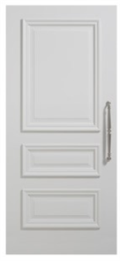 CORINTHIAN DOOR PENINSULA PPEN 3, PRIMED MDF SKIN, SOLID MDF CORE, HARDWOOD MOULDINGS