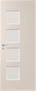 CORINTHIAN DOOR MADISON PMAD 04 ENTRANCE PRIMED GLAZED TRANSLUCENT