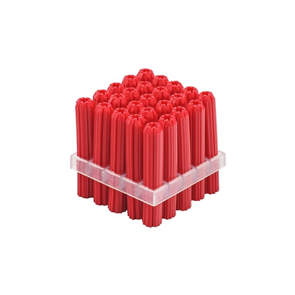 WALL PLUGS RED 6mm PK25