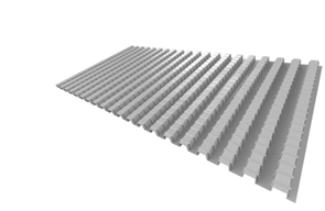 EAVES BAFFLE VENT (ROLL PANEL) 650mm x 6.0M