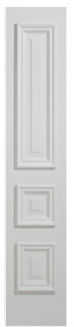 CORINTHIAN SIDELIGHT PENINSULA PPENSL 3, PRIMED MDF SKIN, SOLID MDF CORE, HARDWOOD MOULDINGS